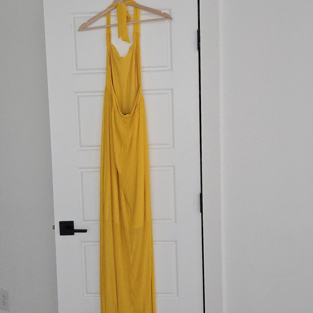 French Connection Yellow Maxi Dress – Size Small (US 6) - Picture 2 of 5